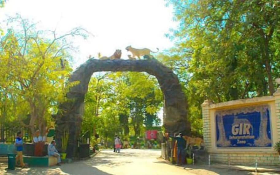 Sasan Gir Devalia Safari Park Landscape Image